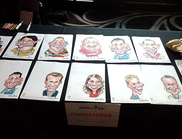 Sydney Caricaturist - Mark Tippett - Caricatures - Cartoonist